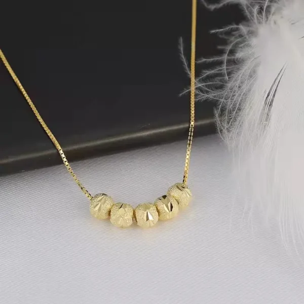18K GOLD POLISHED DESIGN FIVE LUCK BLESSING LOCKET (!! ! সাথে পাচ্ছেন ৪৯৯ টাকা দামের অরিজিনাল ডায়মন্ড কাট রিং ফ্রি !!) - Image 8